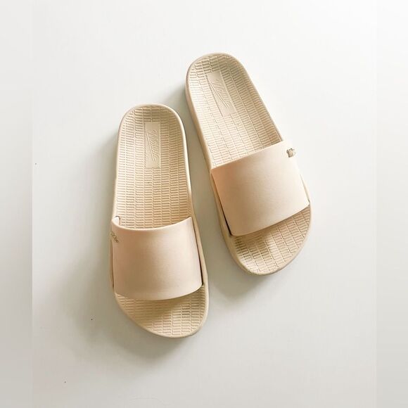 Melissa Sun Waterproof Pool Slides Cream Ivory - Picture 1 of 9